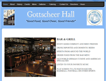 Tablet Screenshot of gottscheerhall.com